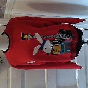 Vintage 20W rabbit by lamp post sweater